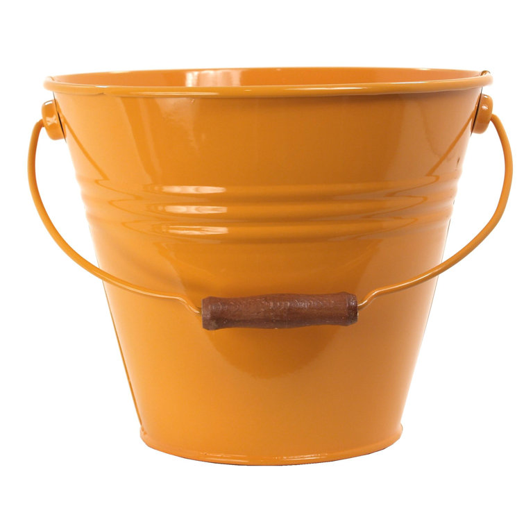 August Grove® Metal Bucket & Reviews Wayfair